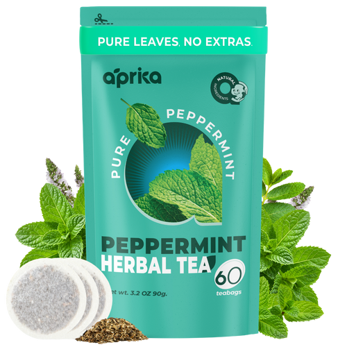 100% Pure Peppermint Herbal Tea, 60 Bags