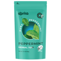 Teal pouch of 100% Pure Peppermint Herbal Tea, 60 Bags, with mint leaves—perfect for a wellness-focused, caffeine-free peppermint tea experience.