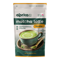 A package of Ceremonial Grade Matcha Latte Powder Mix with Natural Vanilla Flavor, featuring a cup of vibrant matcha on the front.