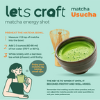 Instructions for preparing Usucha matcha: Use Organic Japanese Ceremonial Grade Matcha Green Tea Powder, whisk in a bowl until frothy. Enjoy the delicate flavors like the woman savoring her ideally crafted matcha.